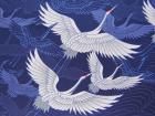 Кимоно-юката "Crane" из хлопка. Оригинальный подарок! Внимание, есть большие размеры!  [Увеличить] 