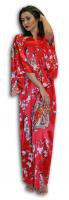 Женское кимоно "Гейша" из натурального шёлка. 